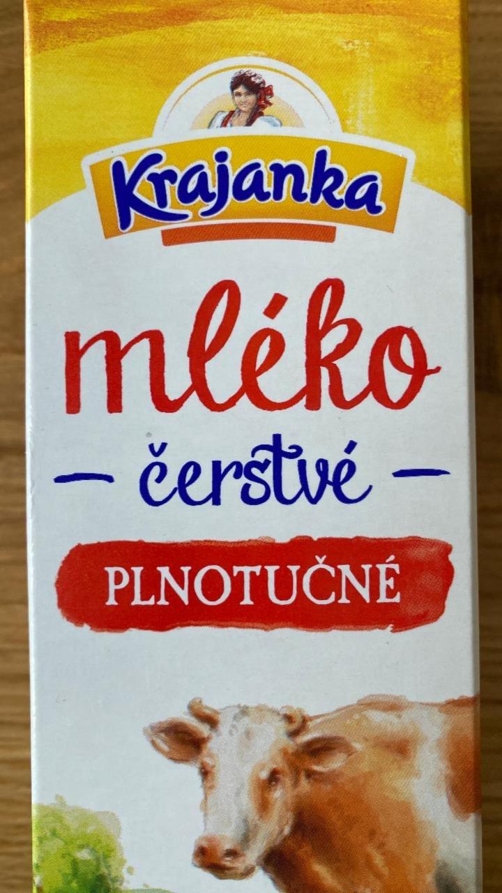 Fotografie - mléko čerstvé plnotučné Krajanka
