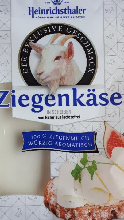 Fotografie - Ziegenkäse in Scheiben von Natur aus lactosefrei 50% Fett - Heinrichsthaler