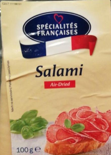 Fotografie - Salami air-dried (bagetový salám sušený vzduchem) Lidl