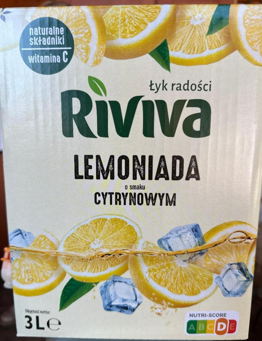 Fotografie - Lemoniada o smaku cytrynowym Riviva