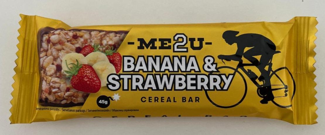 Fotografie - Banana & Strawberry Cereal Bar Me2U