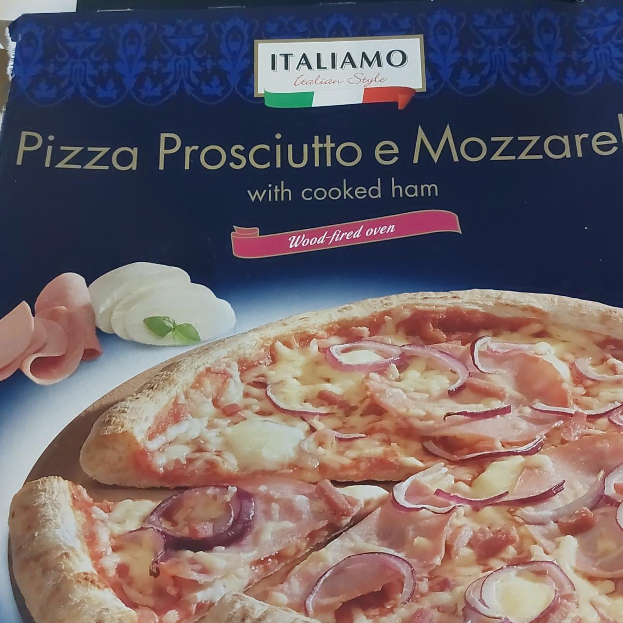Fotografie - Pizza Prosciutto e Mozzarella Italiamo