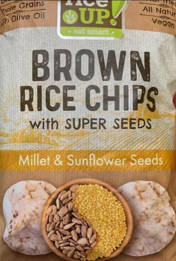 Fotografie - Brown rice chips Miller&sunflower seeds