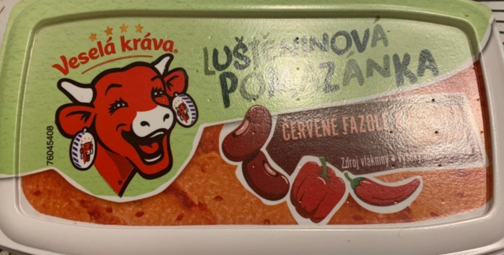Fotografie - Luštěninová pomazánka červené fazole a paprika Veselá kráva