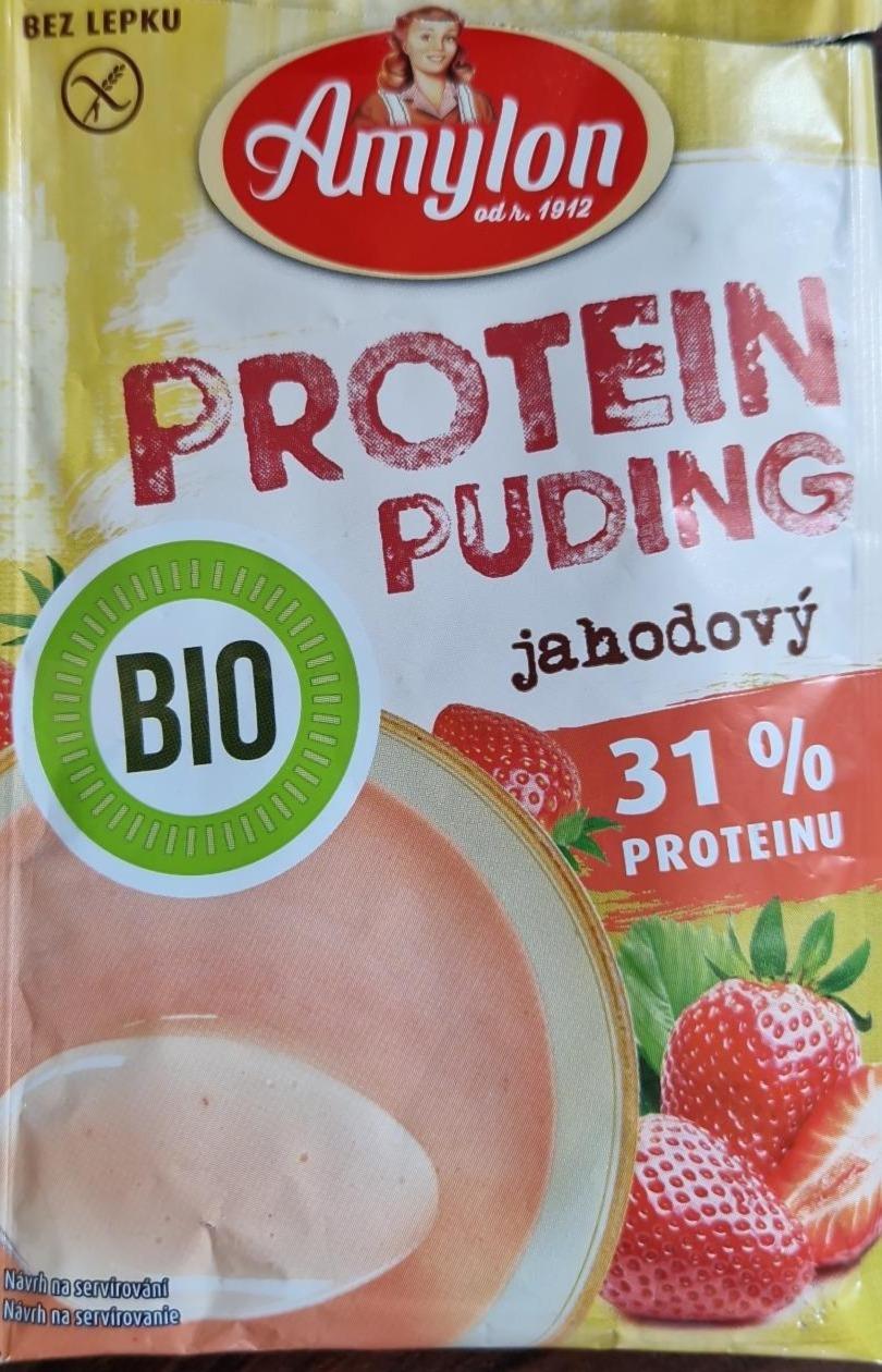 Fotografie - Protein puding jahodový Amylon