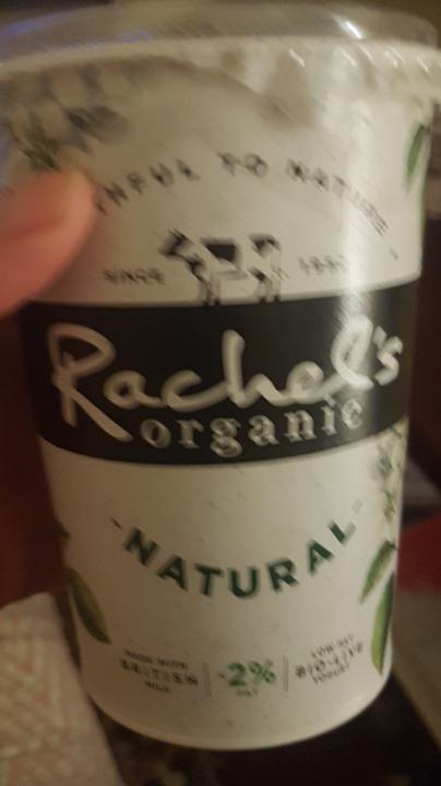 Fotografie - Low Fat Natural Yogurt Rachel's Organic
