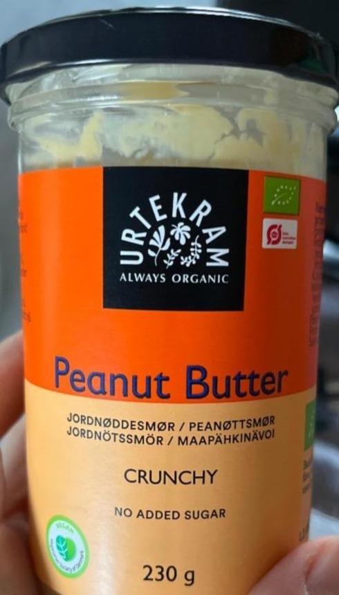 Fotografie - Peanut Butter Crunchy No added Sugar Urtekram