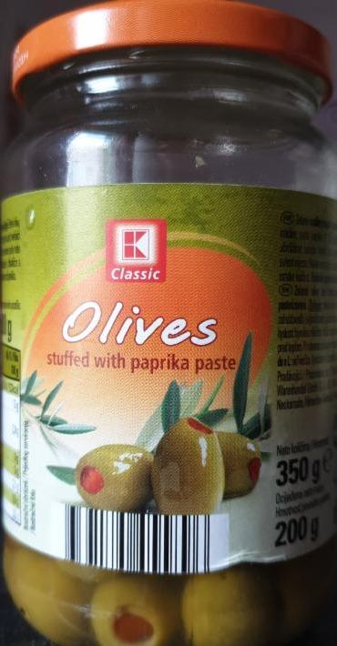 Fotografie - Olives stuffed with paprika paste K-Classic
