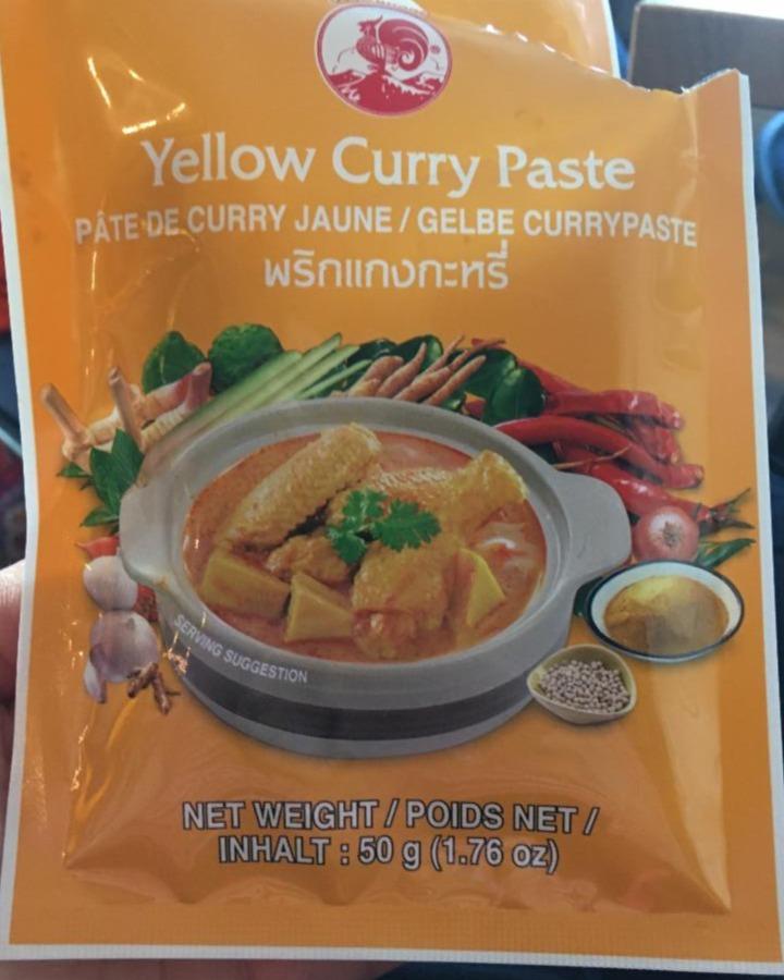 Fotografie - Thai Yellow Curry Paste žlutá kari pasta Cock brand