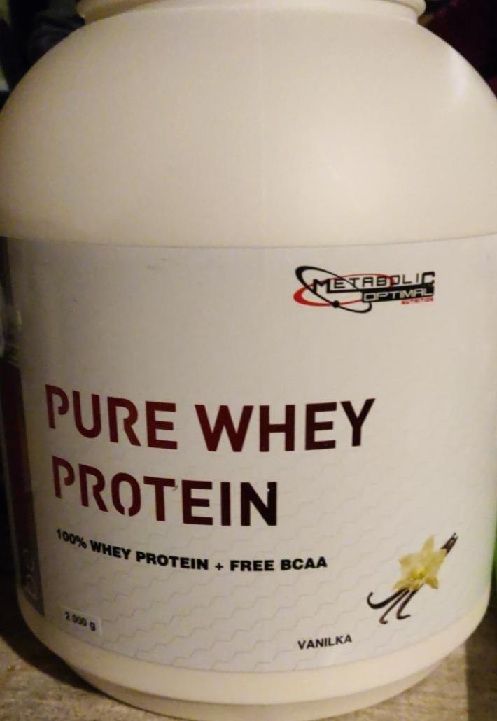 Fotografie - Whey Pure protein Vanilka Metabolic