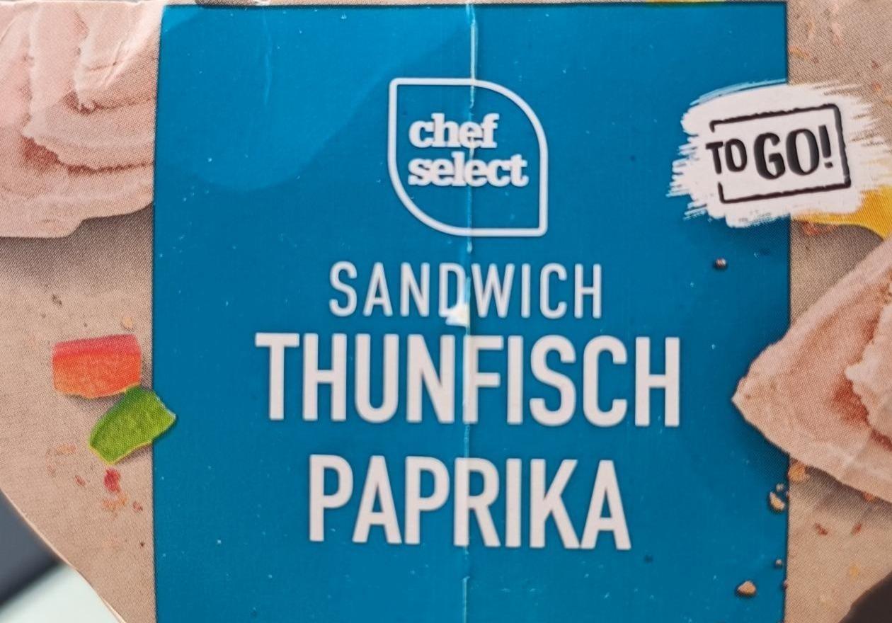 Fotografie - Sandwich Thunfisch Paprika Chef Select