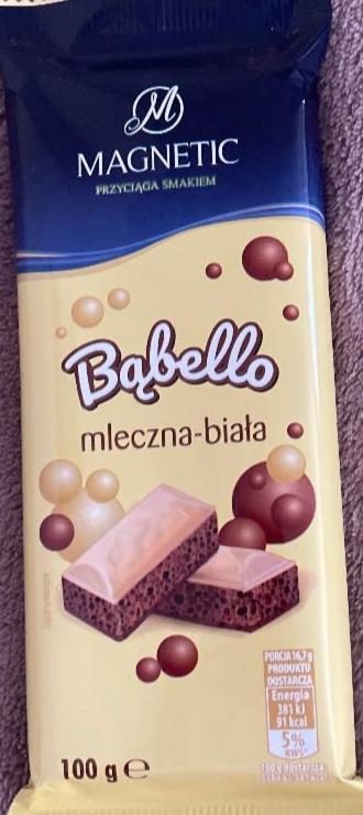 Fotografie - Magnetic Babello mléčná-biala czekolada