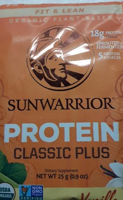 Fotografie - Sunwarrior protein classic plus vanilla