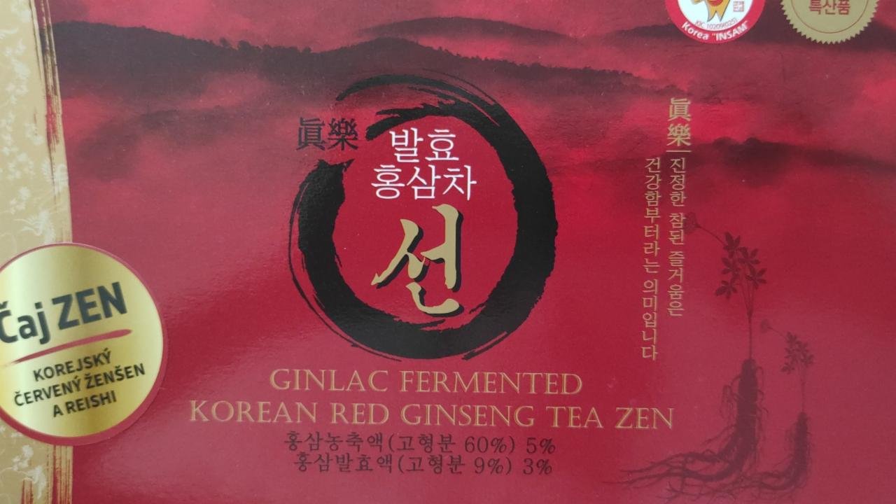 Fotografie - Korejský čaj Zen ženšenový Ginlac