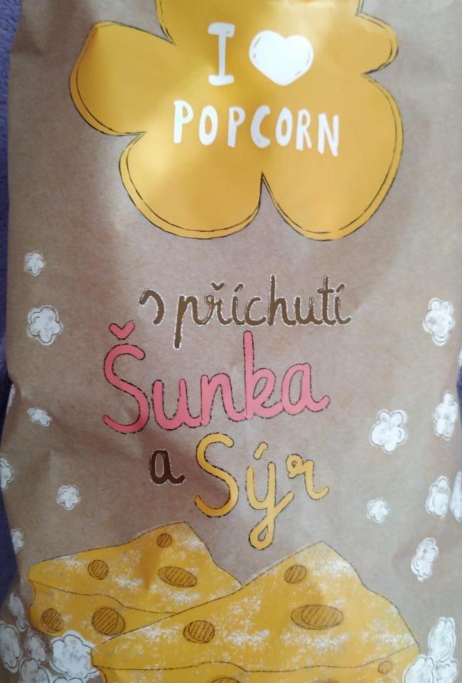 Fotografie - I love popcorn s příchutí Šunka a Sýr