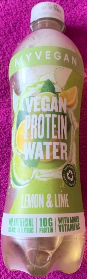 Fotografie - Vegan Protein Water Lemon & Lime MyVegan