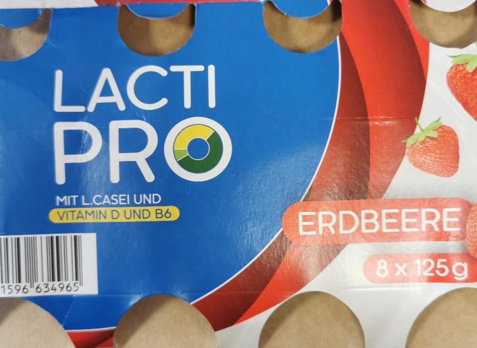Fotografie - Lacti Pro Erdbeere mit L. Casei und Vitamin D und B6 Euco
