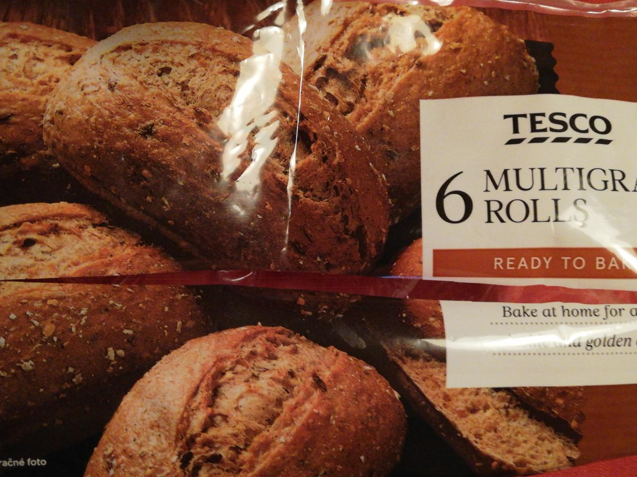 Fotografie - 6 Multigrain Rolls ready to bake Tesco