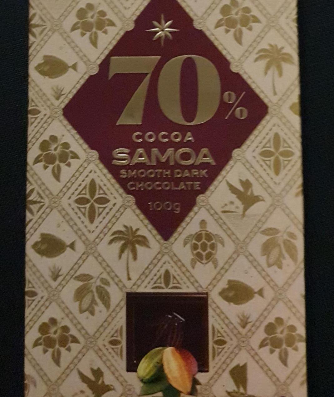 Fotografie - 70% Cocoa Samoa Smooth Dark Chocolate Whittaker's