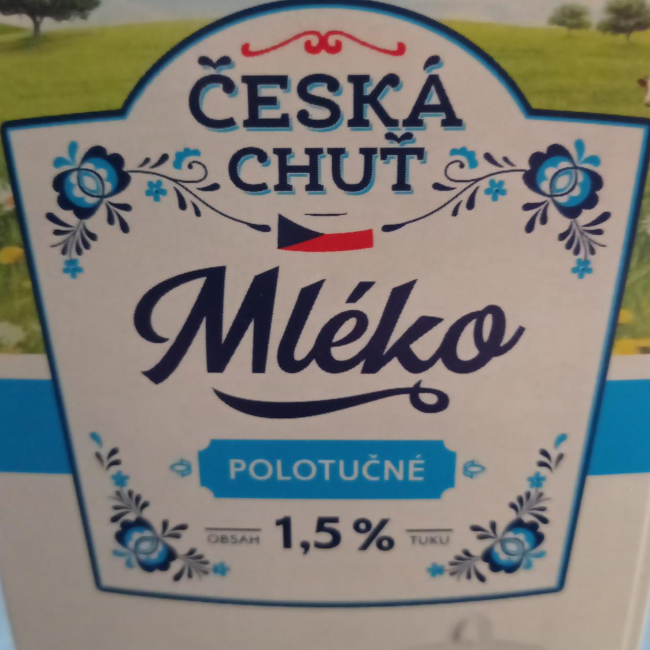 Fotografie - Mléko polotučné Česká chuť