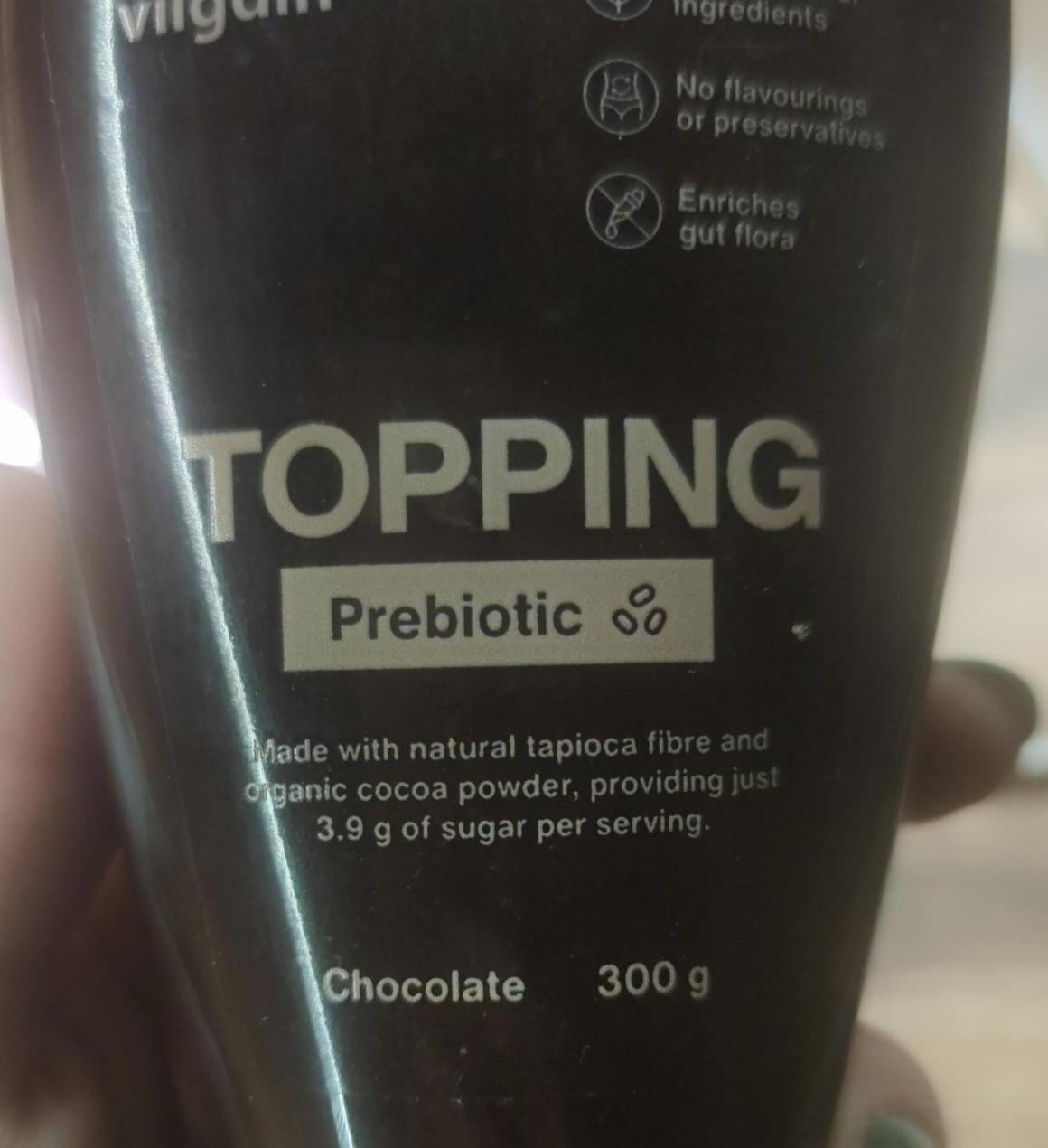 Fotografie - Topping Prebiotic Chocolate Vilgain