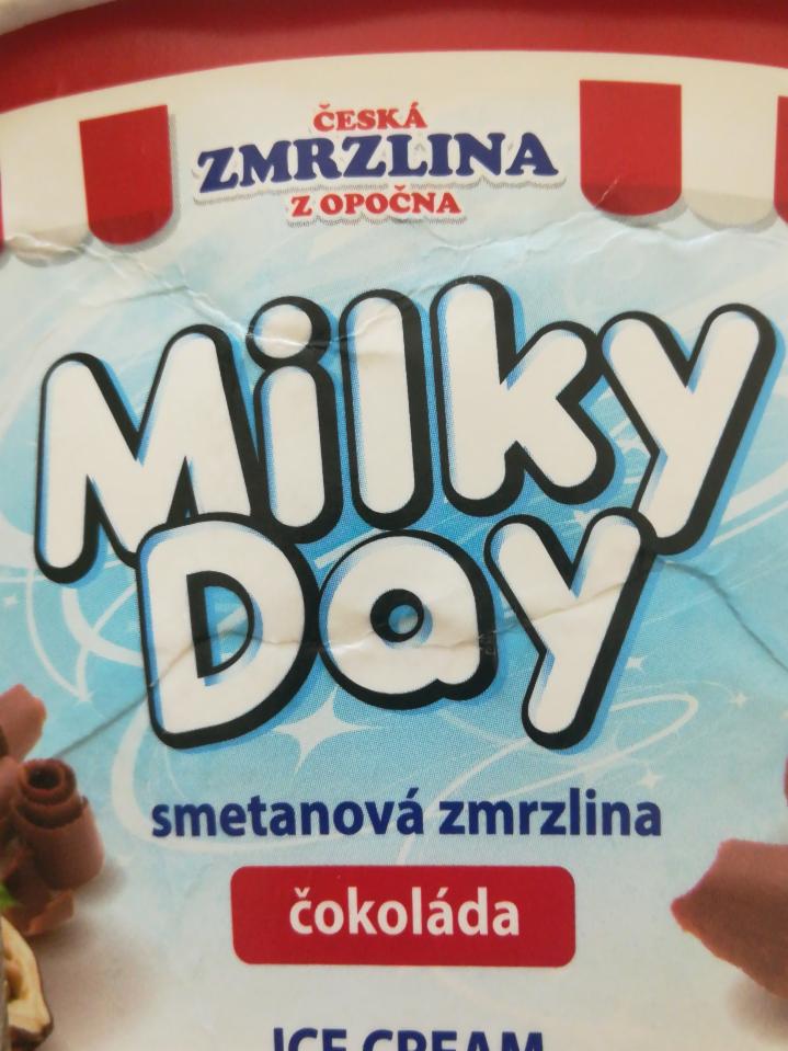 Fotografie - milky day zmrzlina z Opočna čokoláda