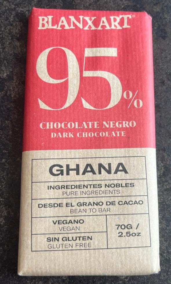 Fotografie - Chocolate negro 95% Ghana Blanxart
