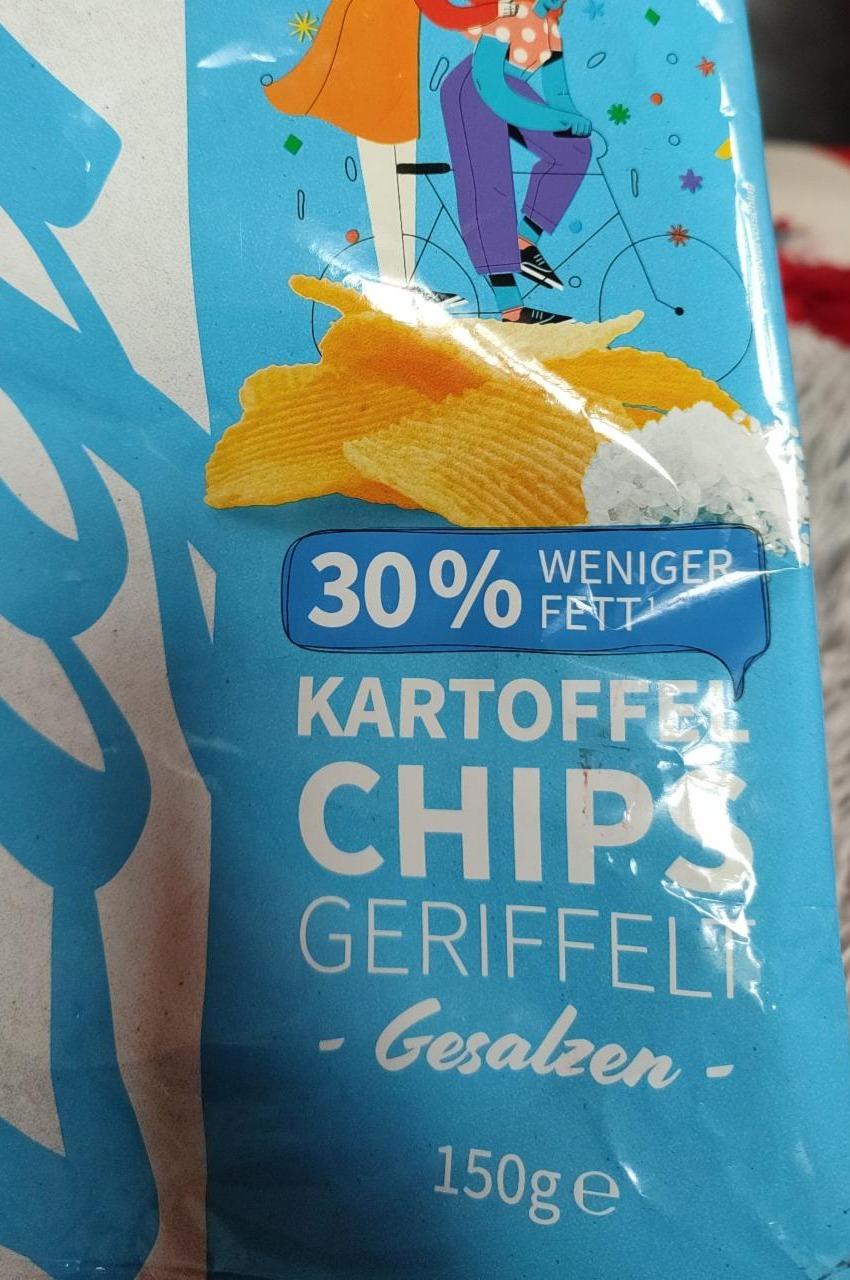Fotografie - kartoffel Chips gerieffel gesalzen K-Classic