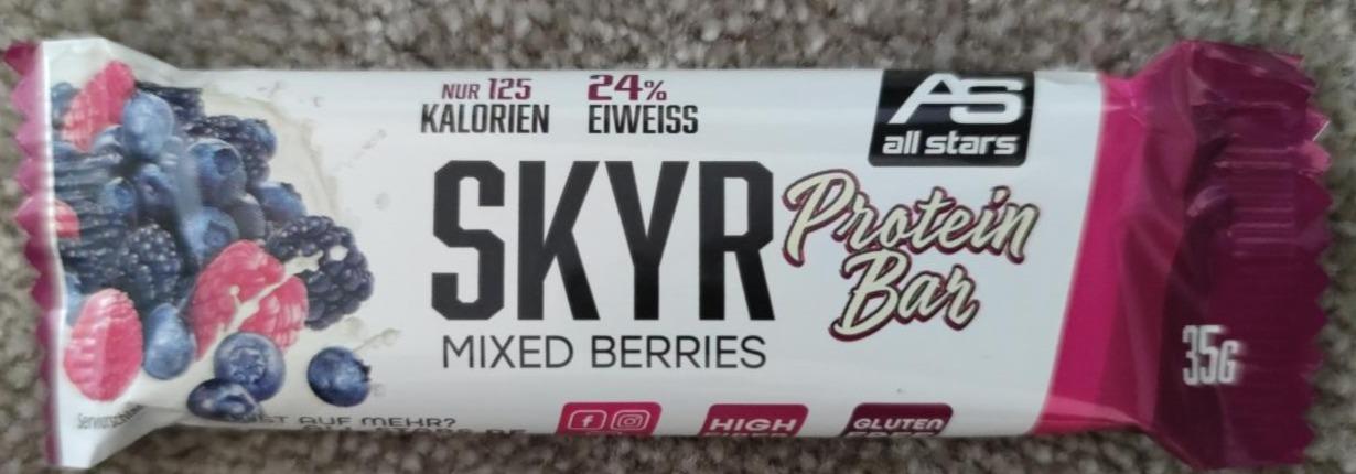Fotografie - Skyr Protein Bar Mixed Berries All Stars