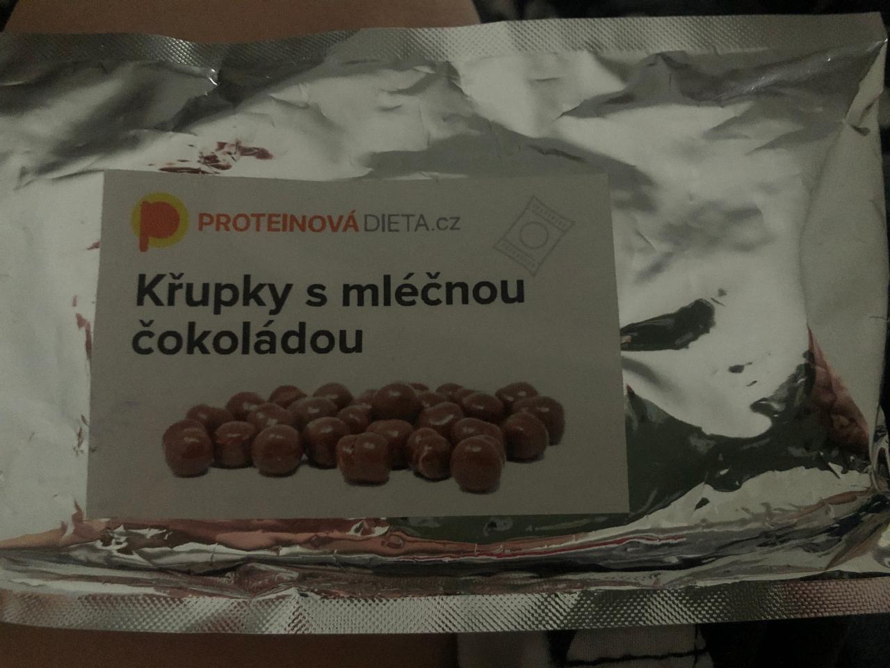 Fotografie - Křupky s mléčnou čokoládou ProteinováDieta.cz