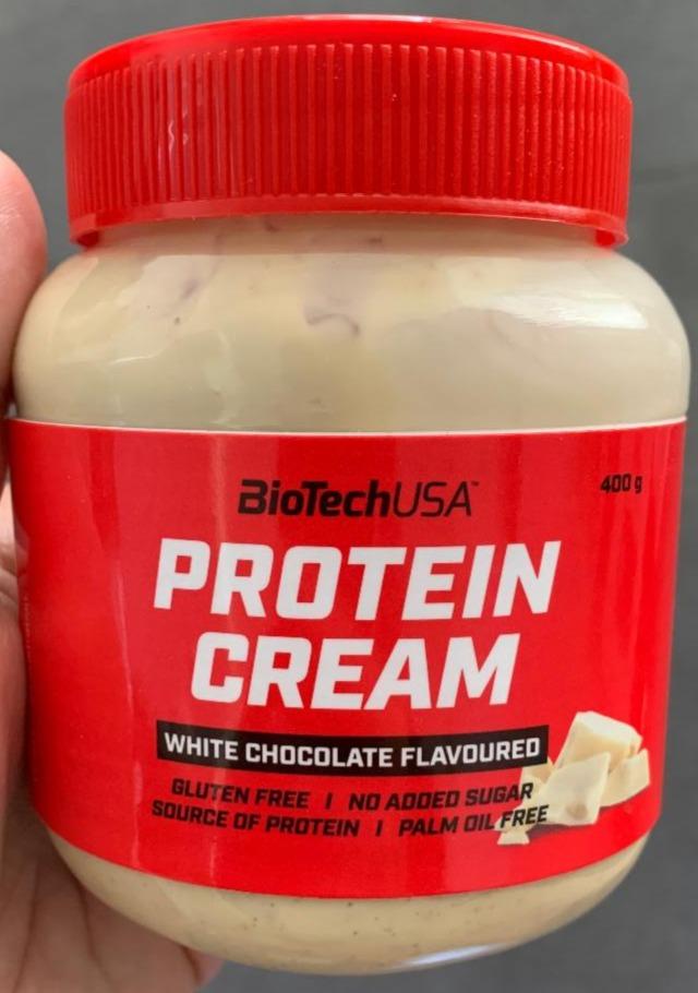 Fotografie - Protein cream White chocolate flavoured BioTechUSA