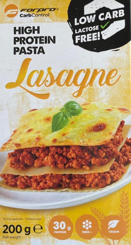 Fotografie - Lasagne high protein pasta ForPro