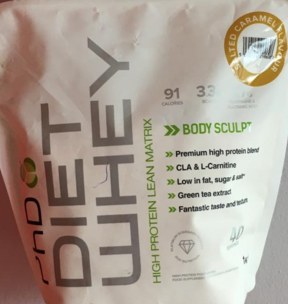 Fotografie - Diet Whey Protein Salted Caramel flavour PhD Nutrition