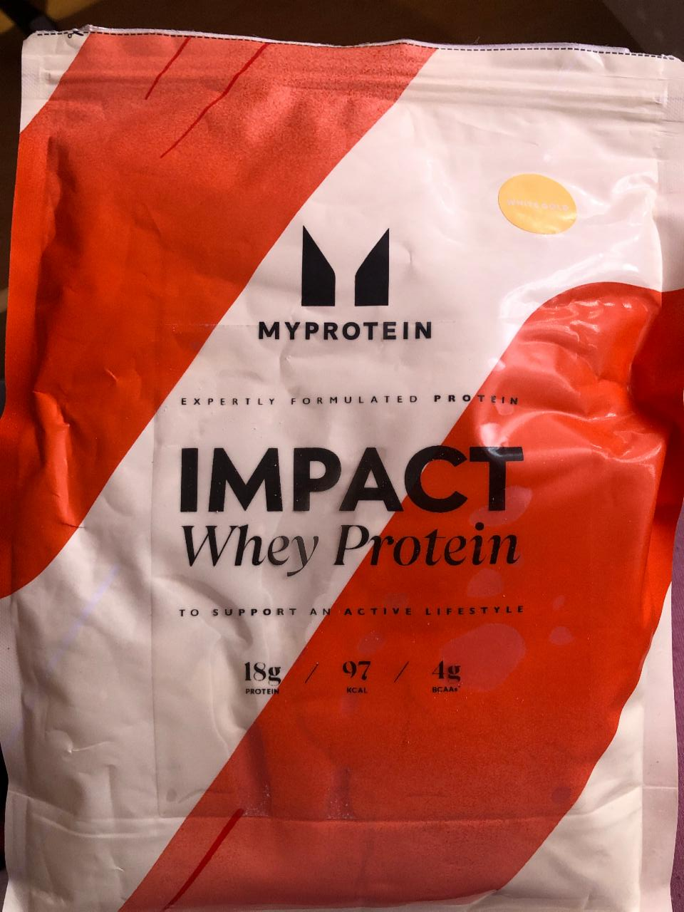 Fotografie - IMPACT Whey Protein White Gold Myprotein