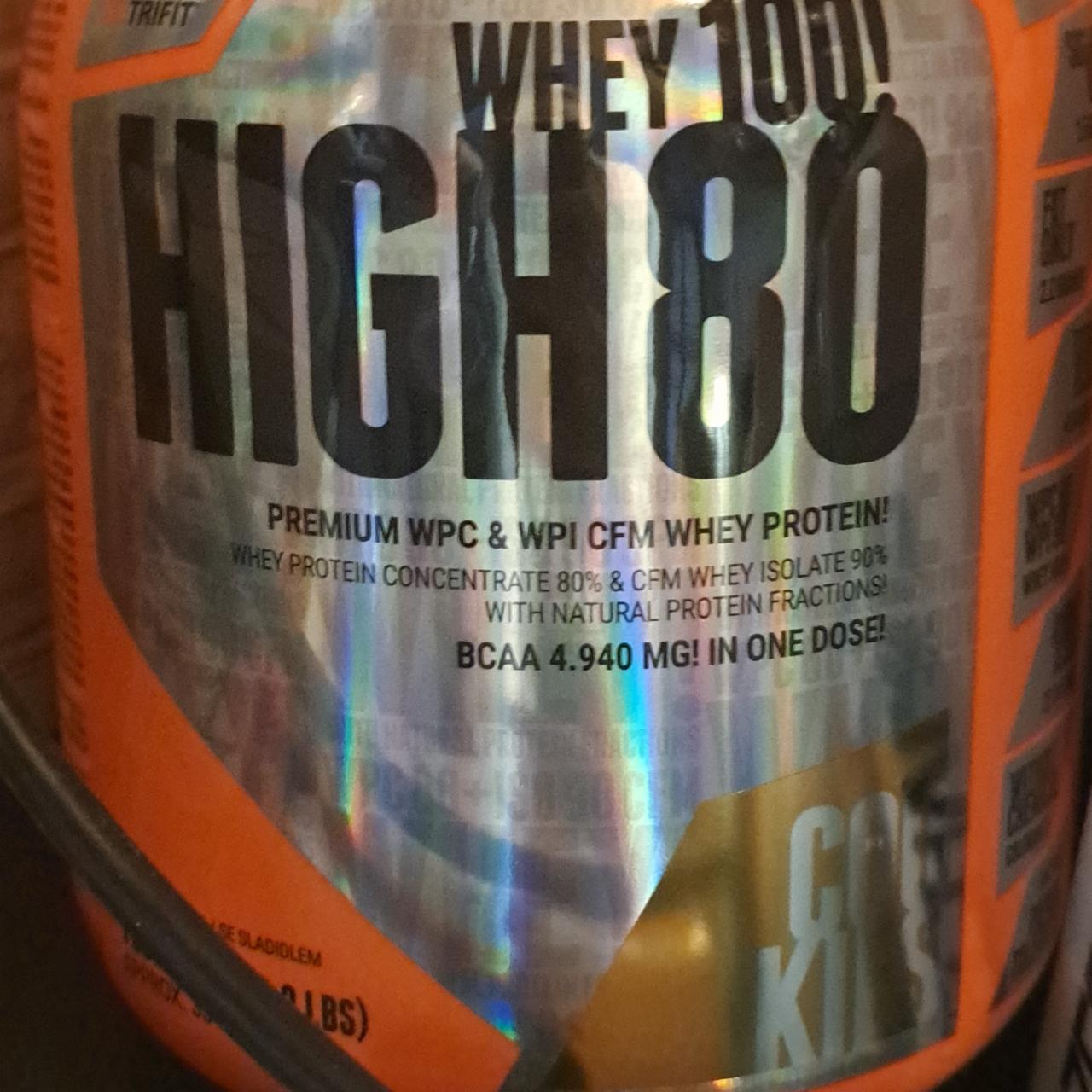 Fotografie - Whey 100! High 80 Cookies Extrifit
