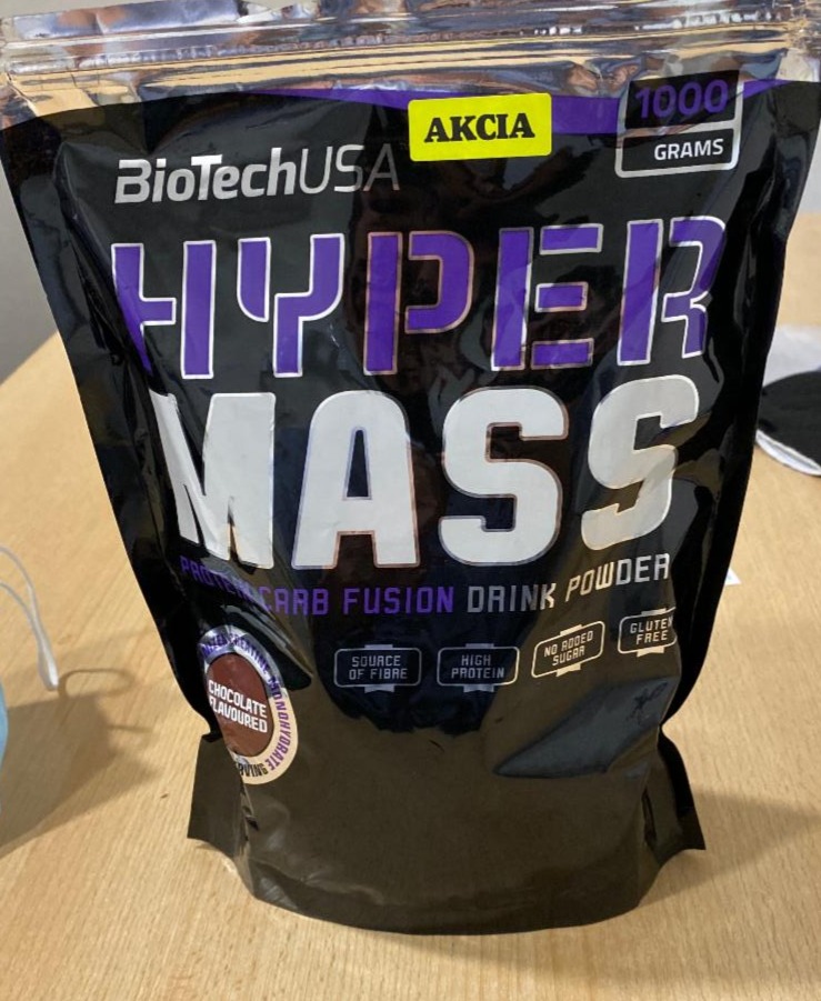 Fotografie - BiotechUSA Hyper Mass protein carb fusion drink povedet chocolate