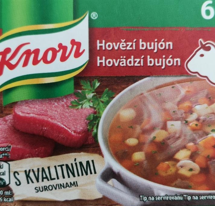 Fotografie - Hovězí bujón s kvalitními surovinami Knorr