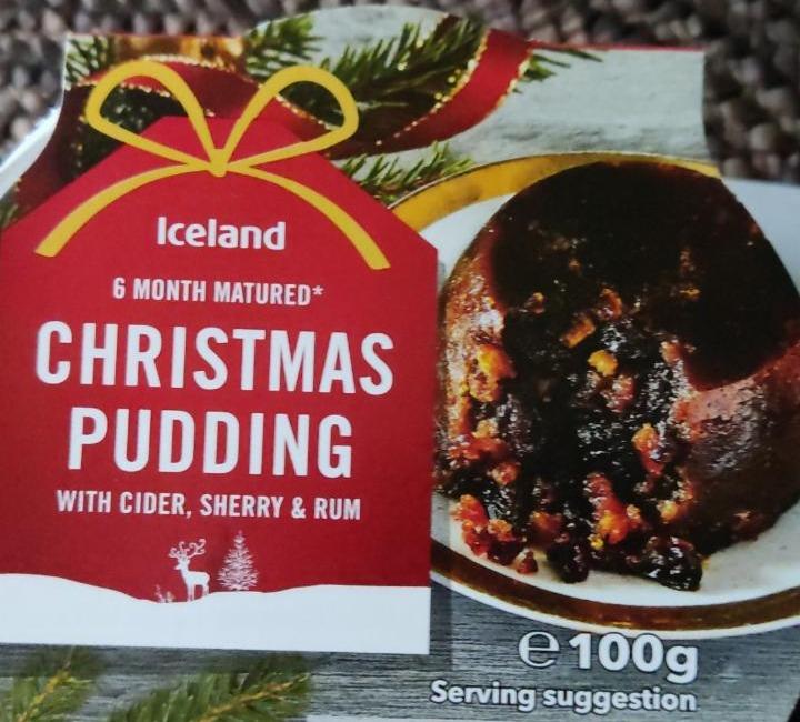 Fotografie - Christmas Pudding with Cider, Sherry and Rum 6 Months Matured Iceland