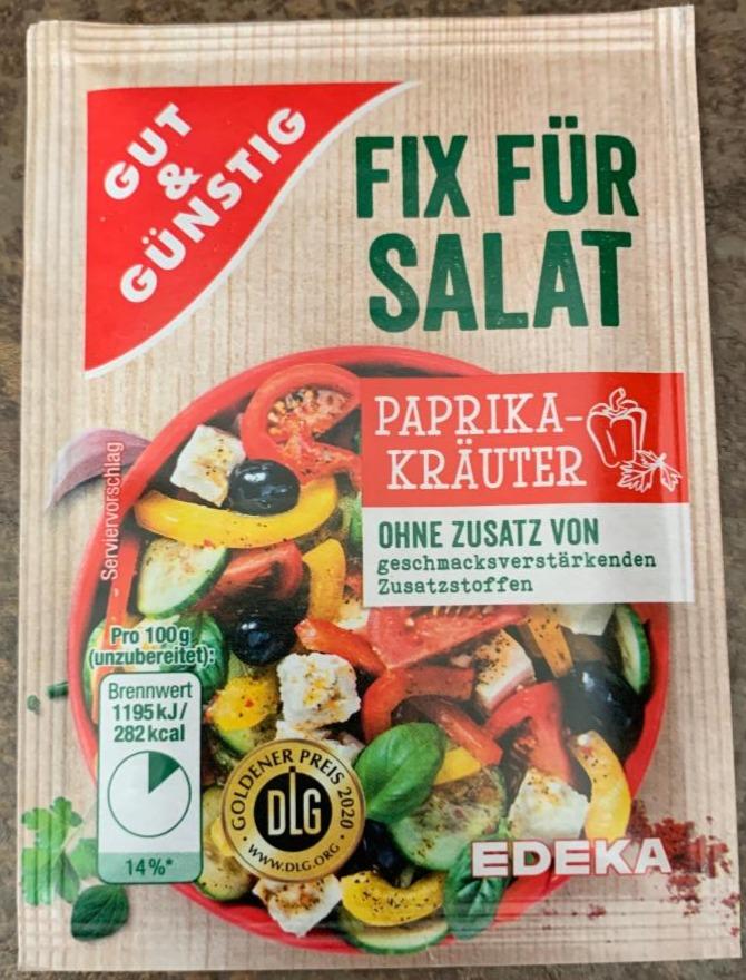 Fotografie - Fix für Salat Paprika-Kräuter Gut & Günstig
