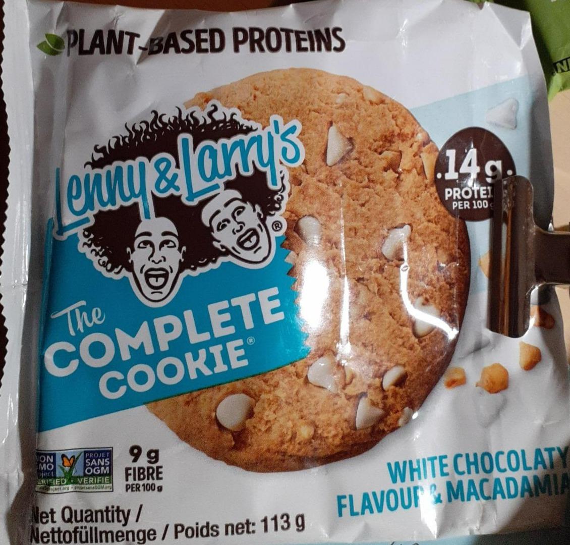 Fotografie - Complete cookie white chocolaty & macadamia 14g protein Lenny&Larry's