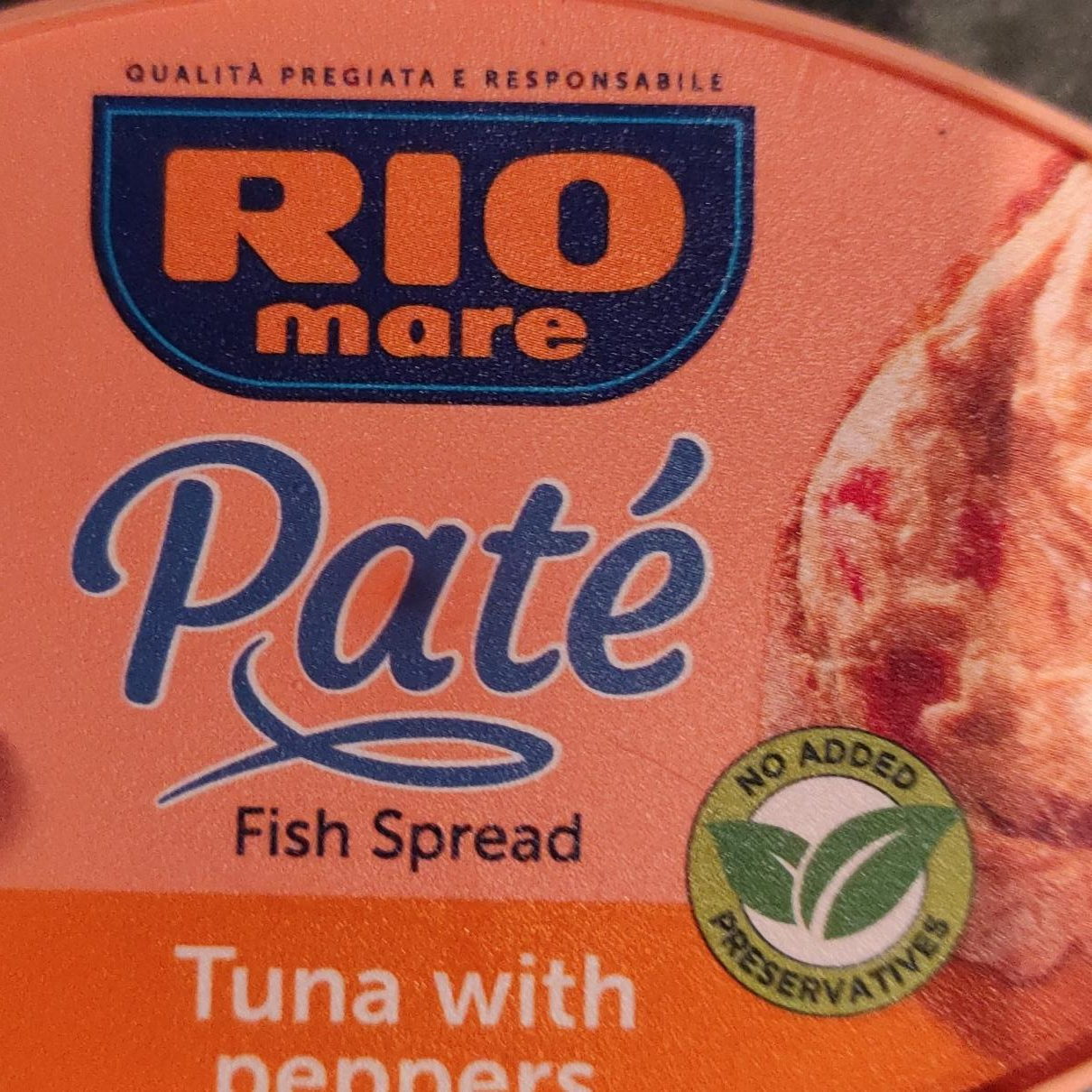 Fotografie - Paté Fish spread Tuna with peppers Rio mare