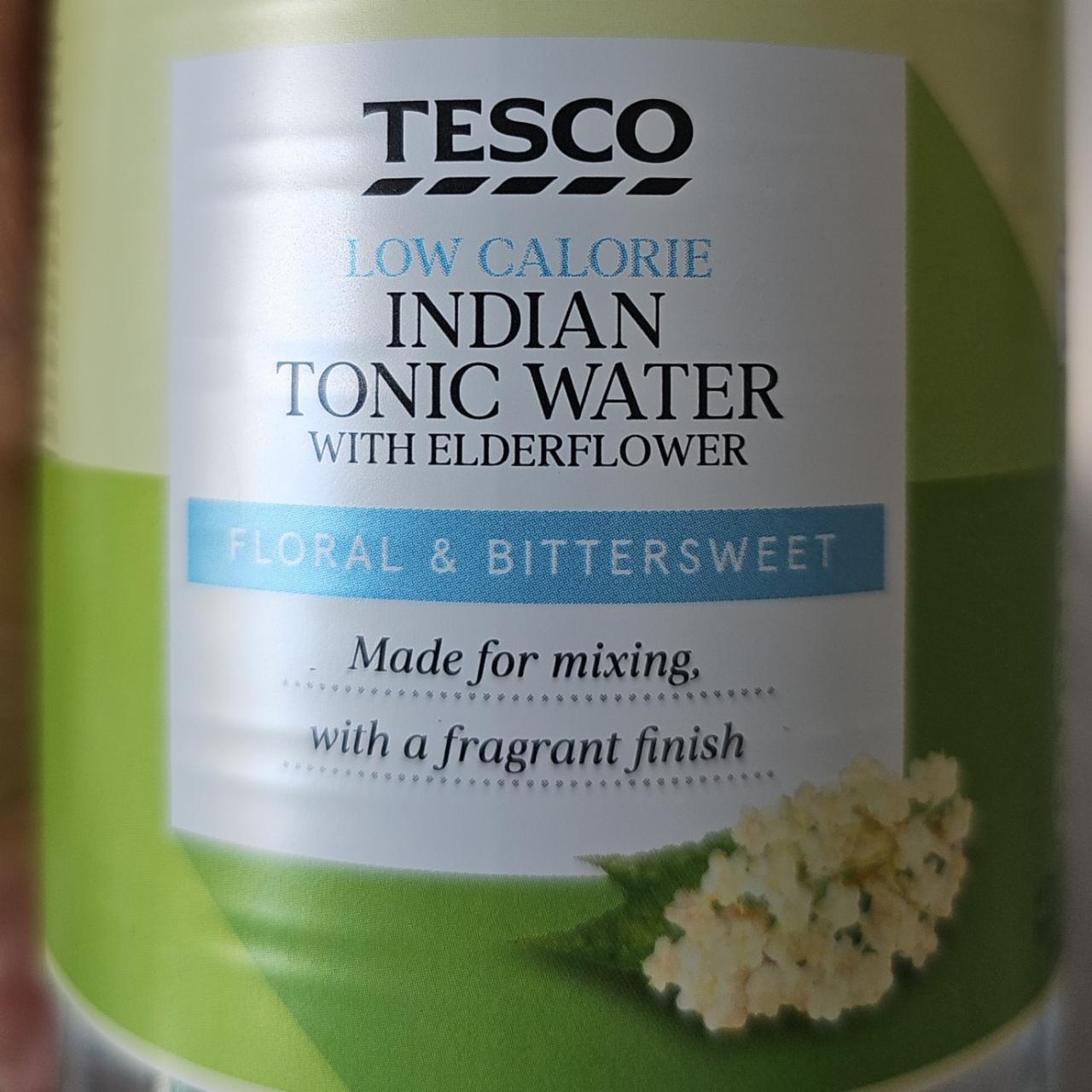 Fotografie - Tesco Low Calorie Indian Tonic Water With Elderflower