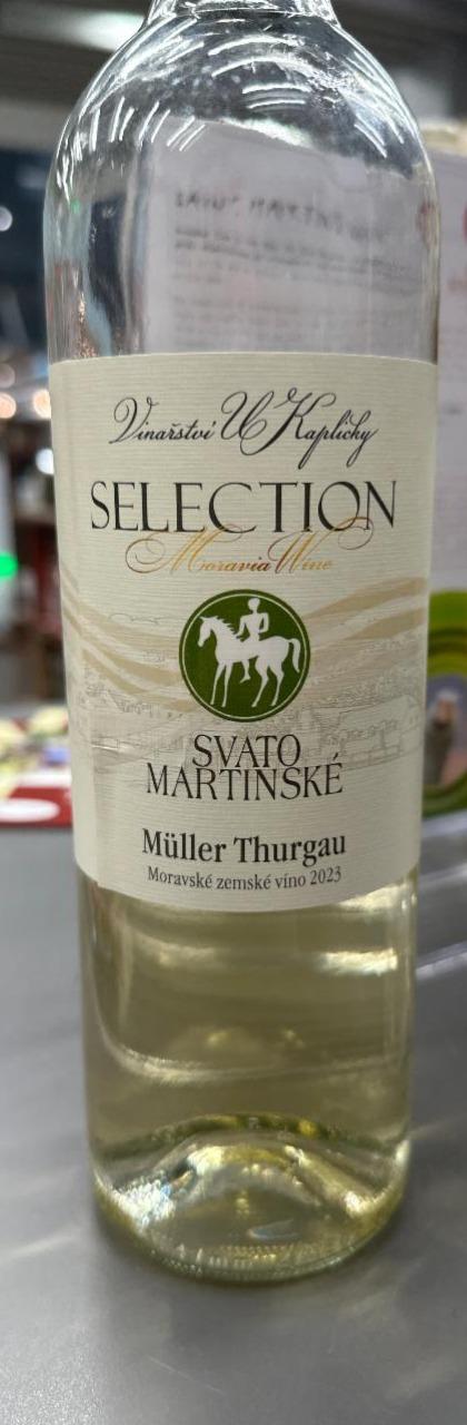 Fotografie - Svatomartinské víno Müller Thurgau 2023 Vinařství U Kapličky