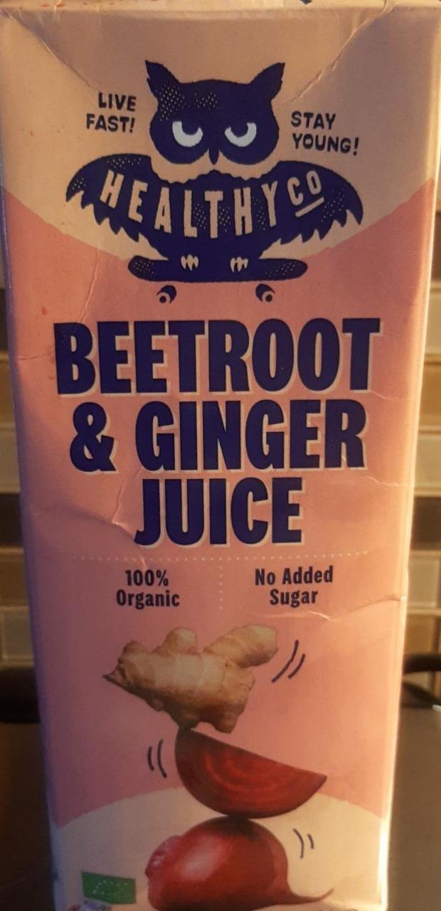 Fotografie - 100% Organic Beetroot & Ginger Juice HealthyCo