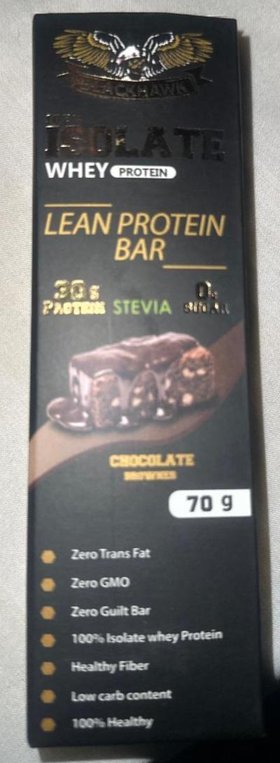 Fotografie - Lean Protein Bar Stevia Chocolate Blackhawk