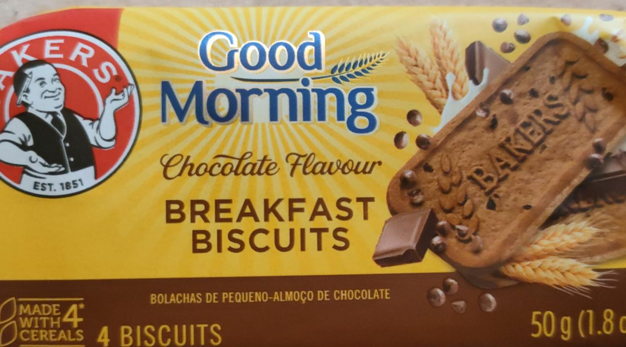 Fotografie - Good Morning breakfast biscuits Chocolate Flavour