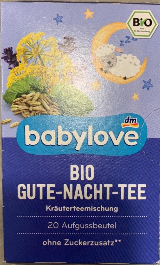 Fotografie - Bio Gute-Nacht-Tee Babylove