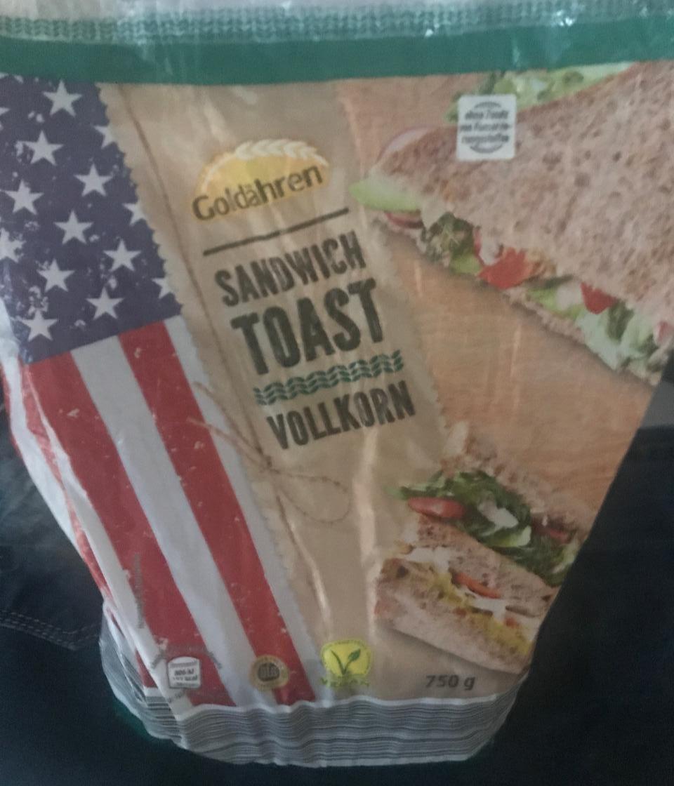 Fotografie - Sandwich Toast Vollkorn Goldähren