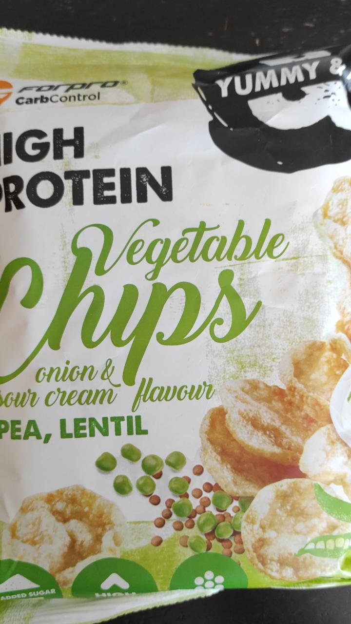 Fotografie - High Protein Vegetable Chips Onion & Sour Cream Forpro