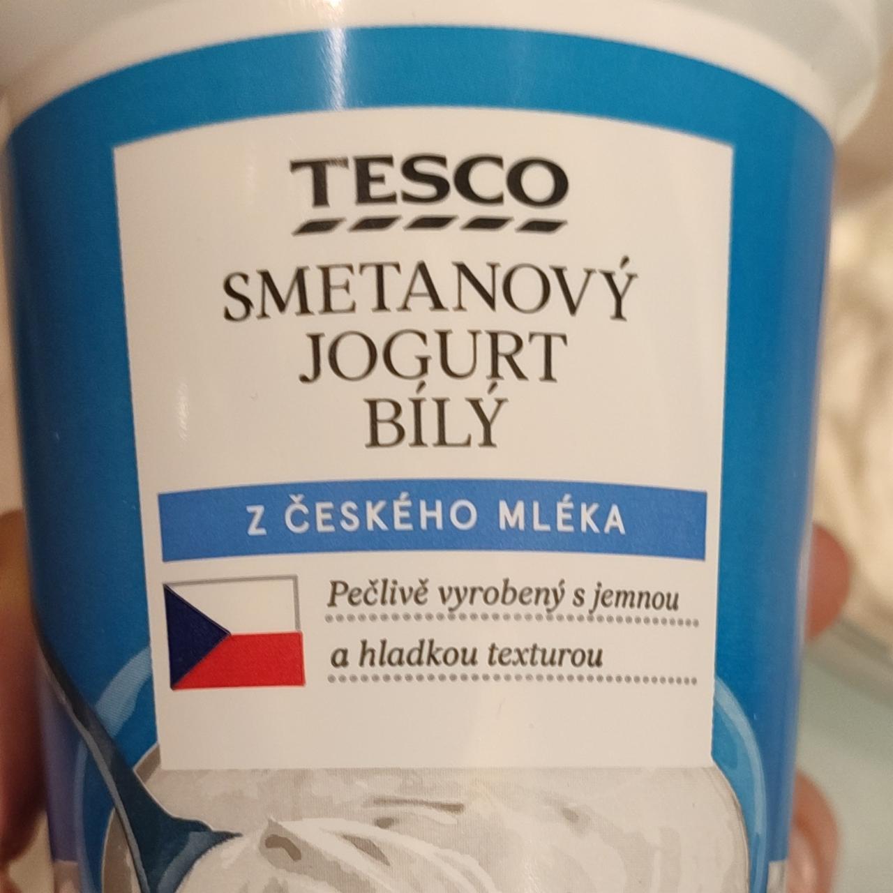 Fotografie - Smetanový jogurt bílý Tesco